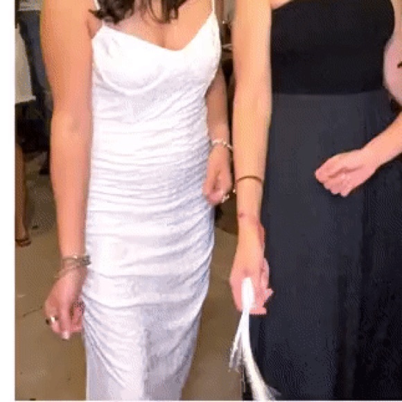 JONATHAN SIMKHAI Moira Broderie Anglaise Bustier Midi White Eyelet Dress - Picture 5 of 5